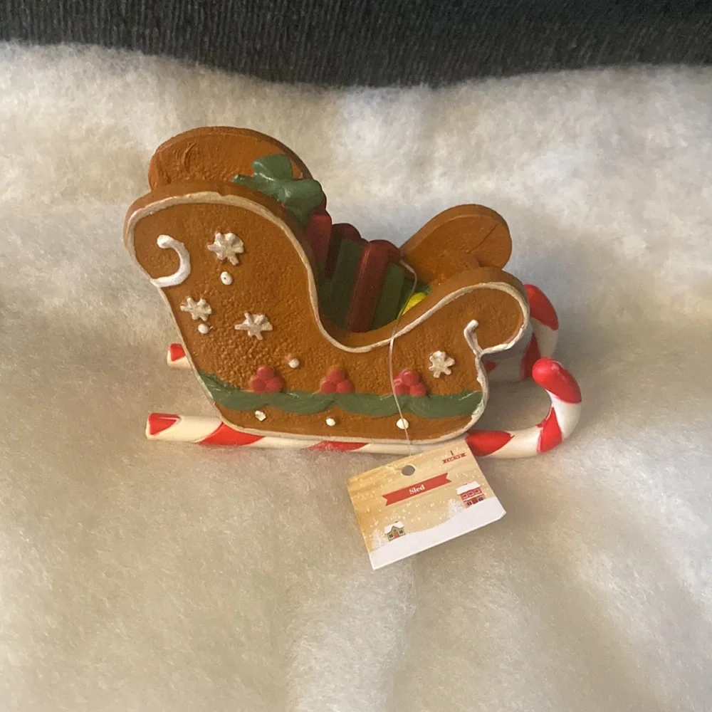 🎄Gingerbread Village Sled Target Bullseye 2023